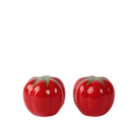 Ensemble sel et poivre en forme de tomates