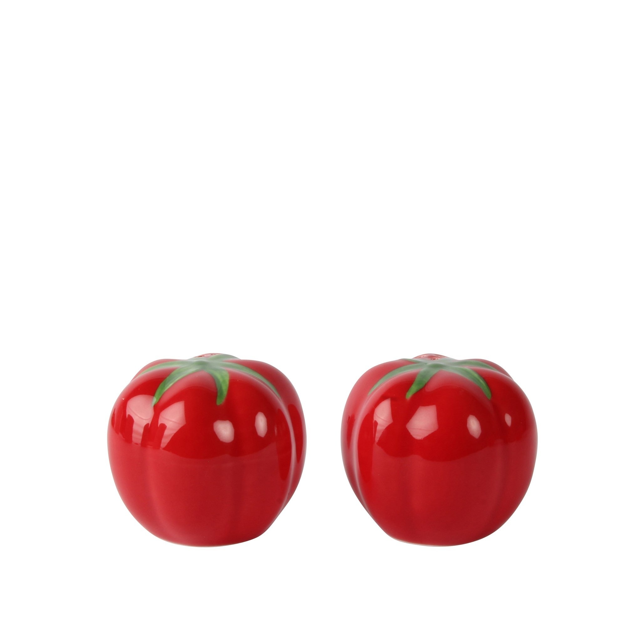 Ensemble sel et poivre en forme de tomates