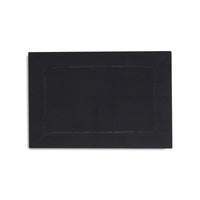 Napperon Vienna Linen en noir 13 x 19 po