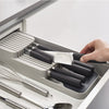 DrawerStor Organiseur de couteaux compact à 2 niveaux