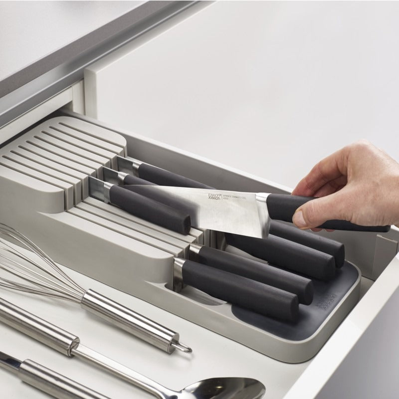 DrawerStor Organiseur de couteaux compact à 2 niveaux