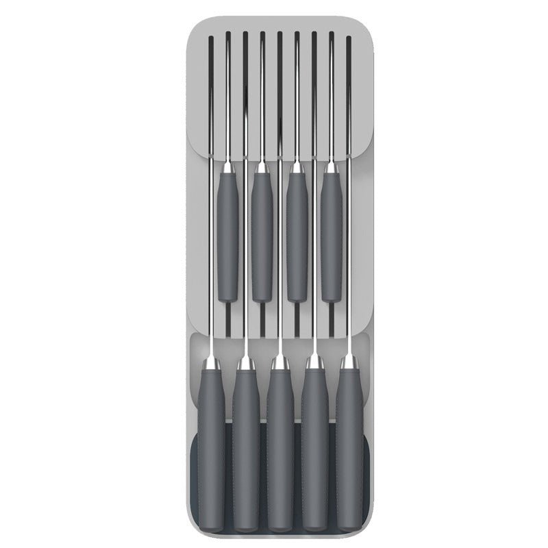 DrawerStor Organiseur de couteaux compact à 2 niveaux
