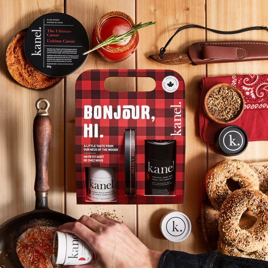 'Bonjour, Hi.' Collection d'épices canadiennes - Ensemble de 3