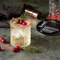Garniture pour verre Spritz canneberge épinette 90g