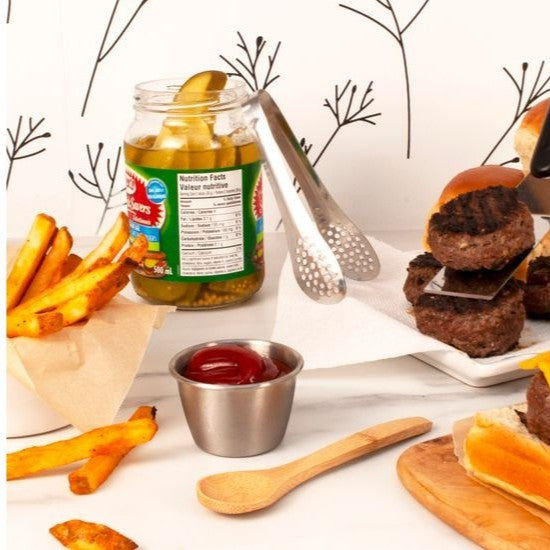 Bamboo Condiment Spoons 5 inch - Set of 2