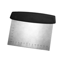 Stainless Steel Bench Scraper & Chopper with Measuring Guide