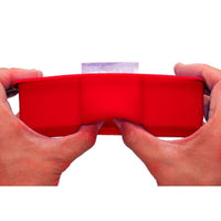 Silicone Jumbo Ice Cube Tray - Red (Makes 6 Large Cubes)