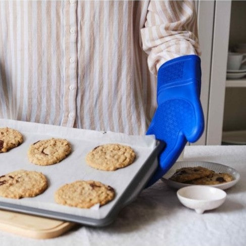 Silicone Oven Mitt Indigo-Blue