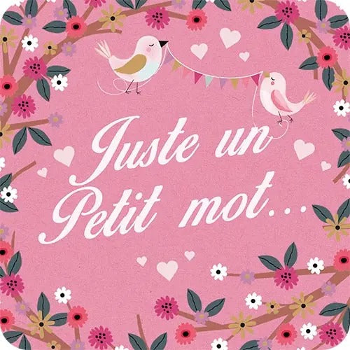 Juste un Petit Mot Greeting Card