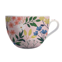 Jardin Bucolique Porcelain Bowl Mug - Pink Floral 500ml