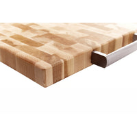 Bloc de boucher en érable à grain de bout avec poignée 13x18x1.25 pouces