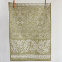 Carmen Olive Green Tea Towel