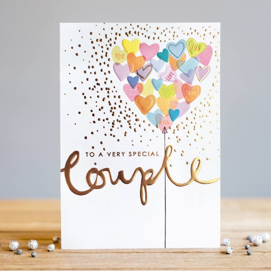 Carte de Vœux "To a Very Special Couple" 12,7 x 17,78 cm