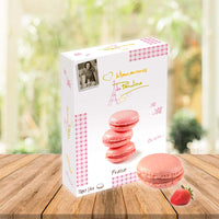 Macarons au fraises 72g