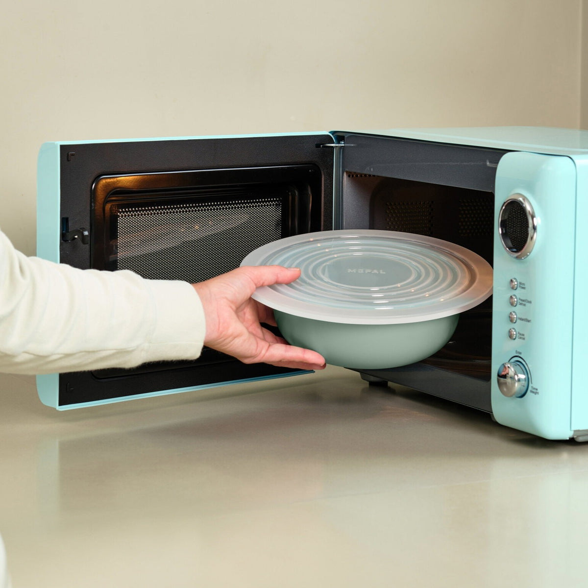 Couvercle rond pour micro-ondes