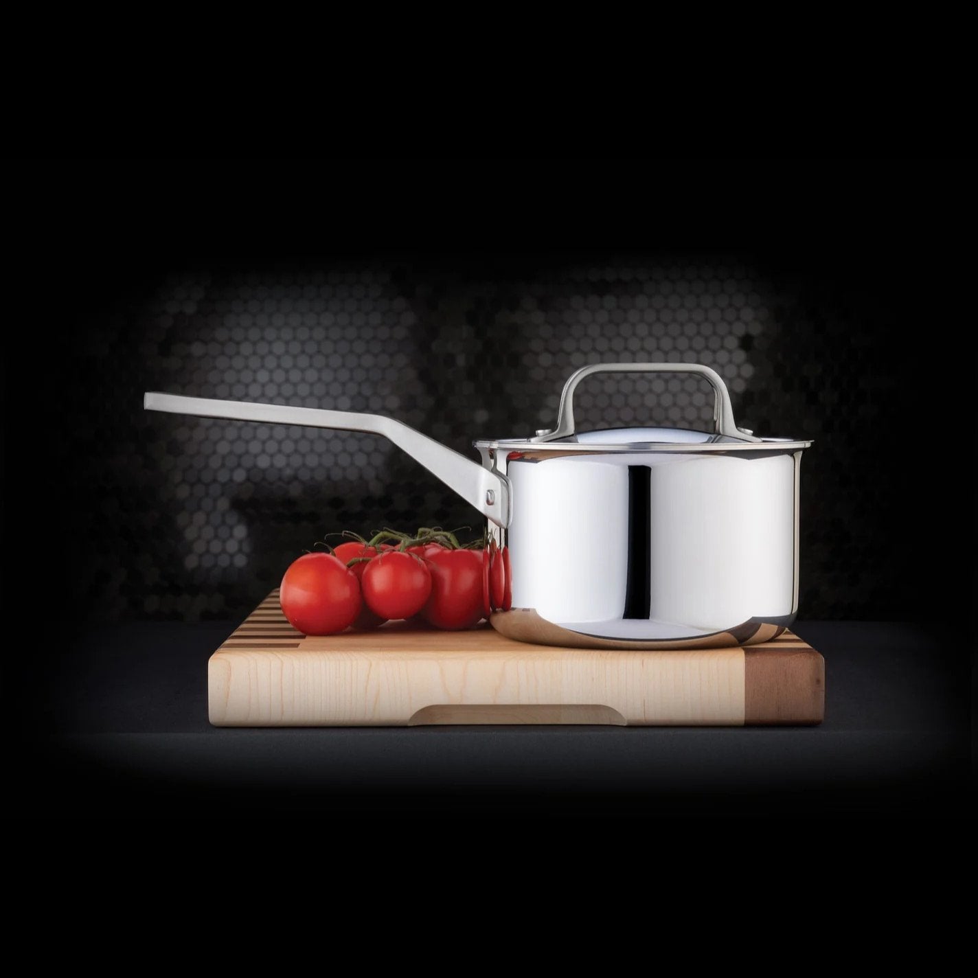 Casserole 3,1 L en acier inoxydable 5 plis ProClad avec couvercle