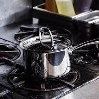 Casserole Meyer Accolade en acier inoxydable 2 L avec couvercle