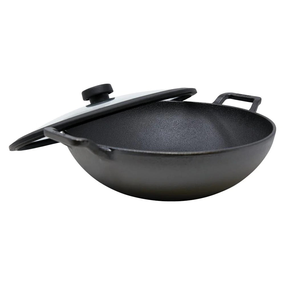 Kadai en fonte Meyer de 30 cm et 4,7 L avec couvercle