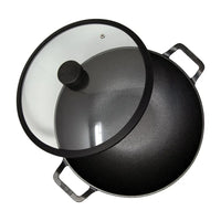 Kadai en fonte Meyer de 30 cm et 4,7 L avec couvercle