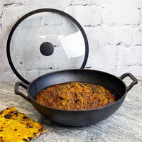 Kadai en fonte Meyer de 30 cm et 4,7 L avec couvercle