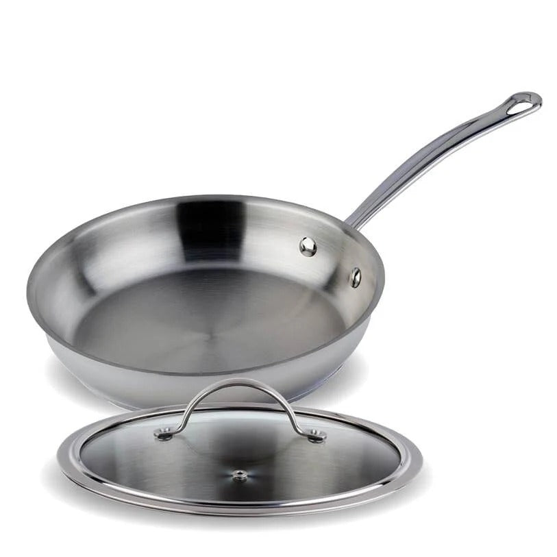 Nouvelle Sauteuse en Acier Inoxydable 24 cm