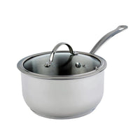 Nouvelle Stainless Steel 3.2L Saucepan with Tempered Glass Lid