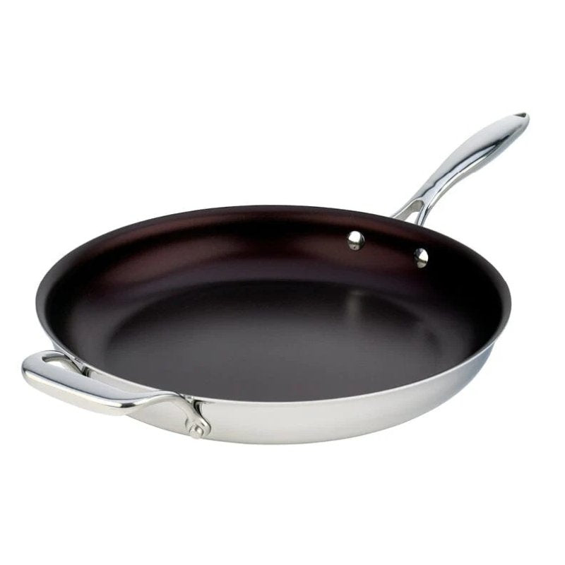 Poêle à frire antiadhésive SuperSteel en acier inoxydable 32 cm