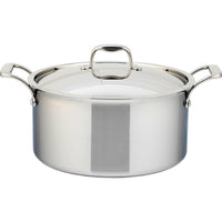 Casserole SuperSteel Tri-Ply Clad en acier inoxydable 9L avec couvercle