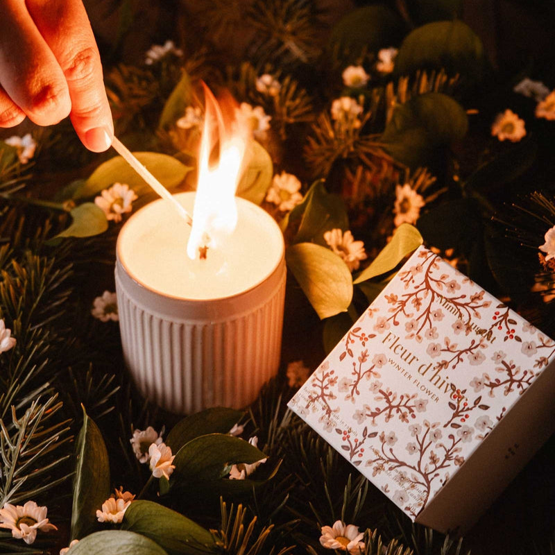 Winter Flower - Christmas Candle 8oz