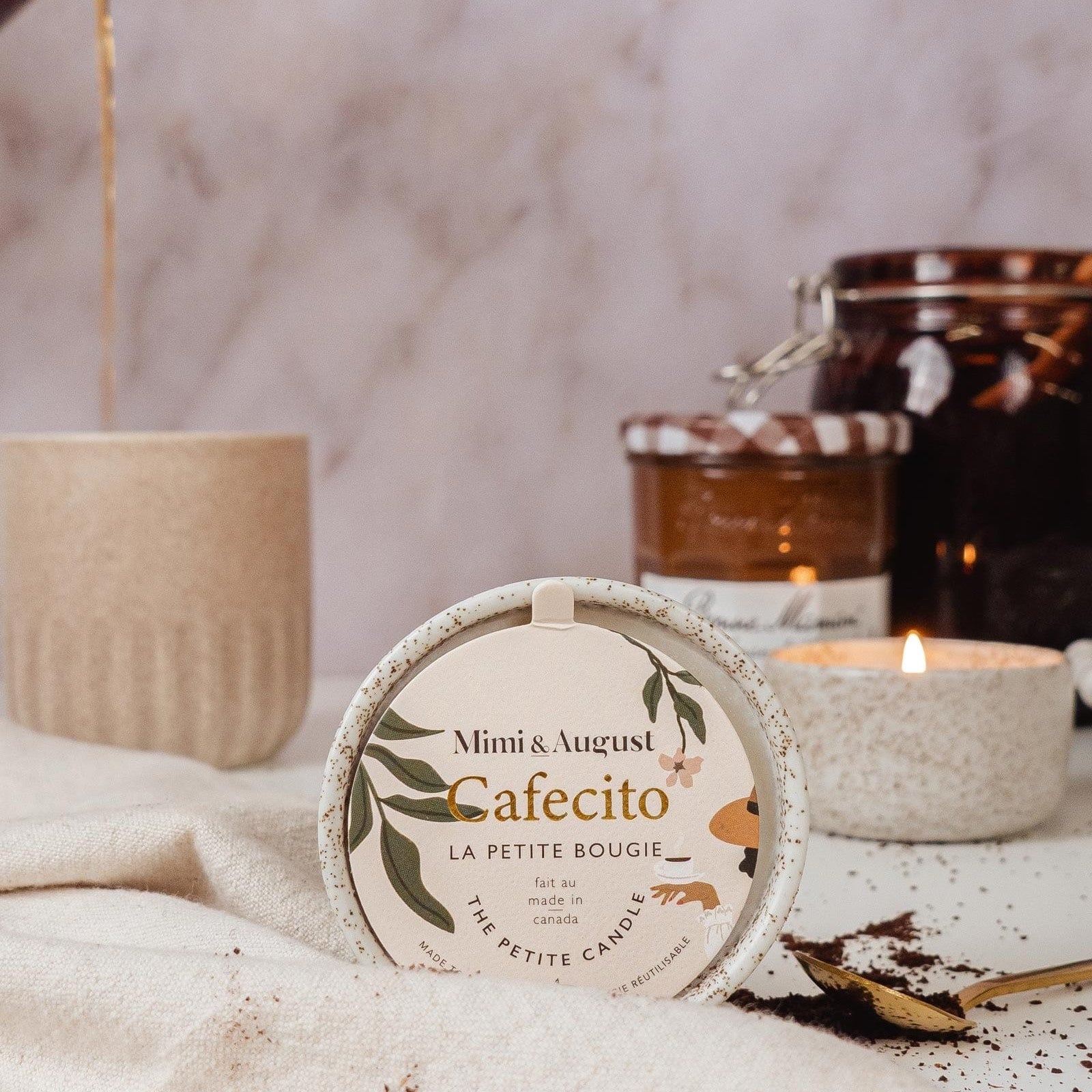 Bougie Réutilisable - Cafecito 5.5oz