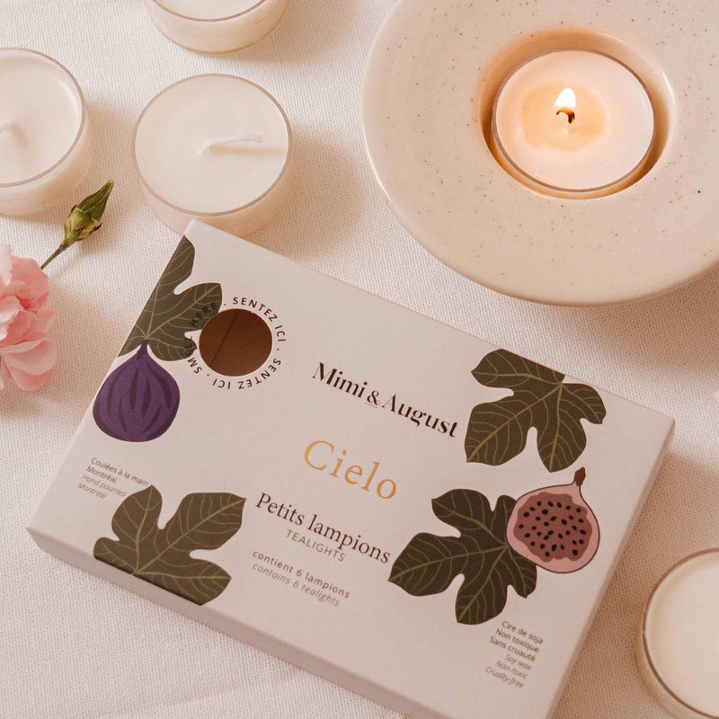 Ensemble de bougies chauffe-plat Cielo