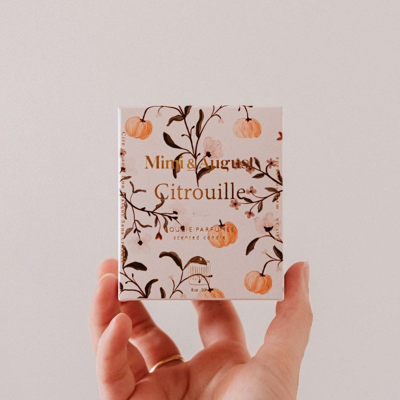 Bougie Réutilisable - Citrouille 8oz