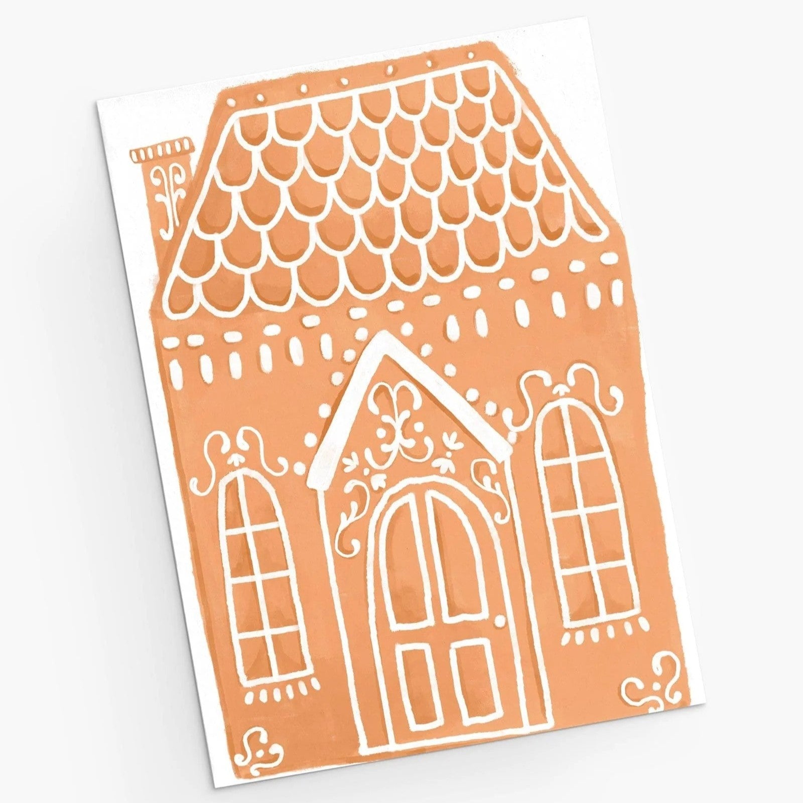 Enchanted Gingerbread House - Christmas Greeting Card