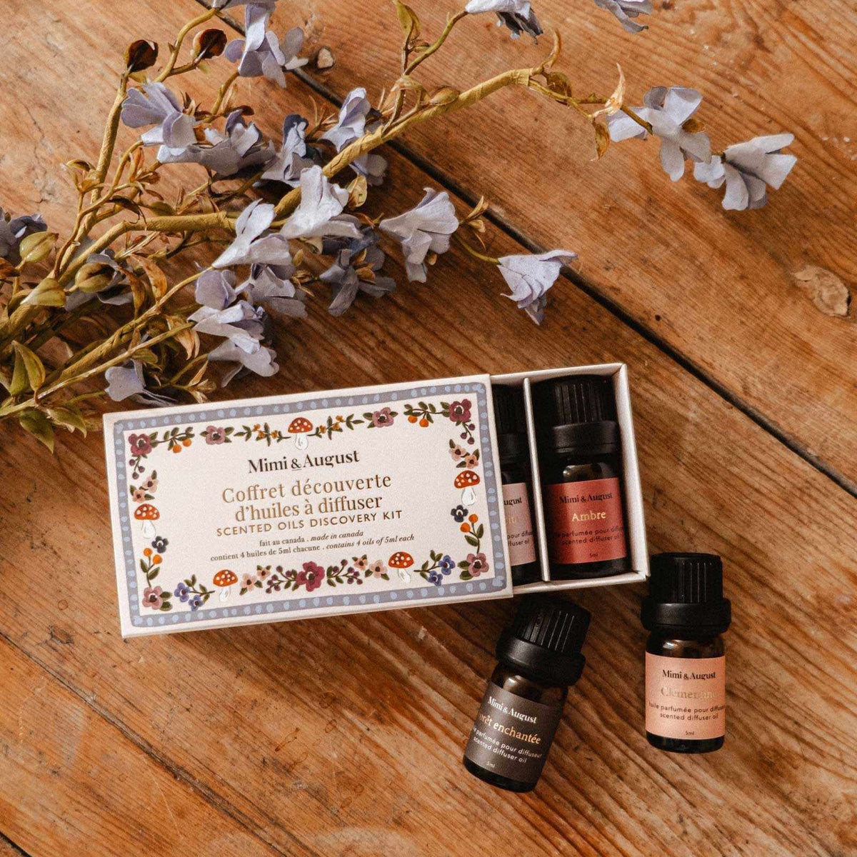 Coffret découverte d'huiles parfumées Automne/Hiver