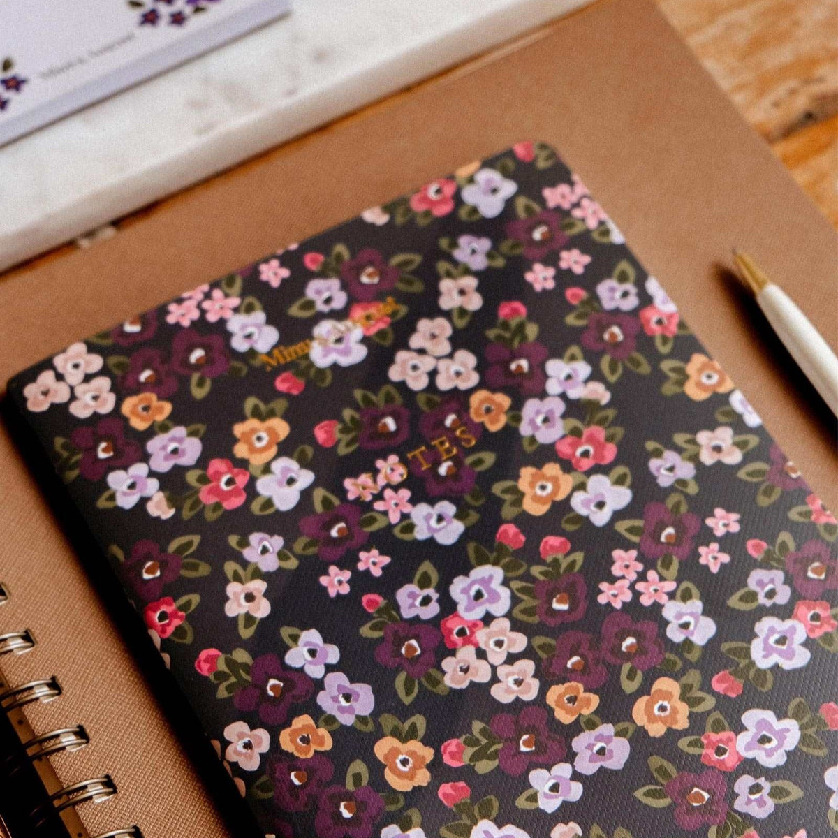 Carnet ligné Champs de fleurs 5,5 x 8,5 po