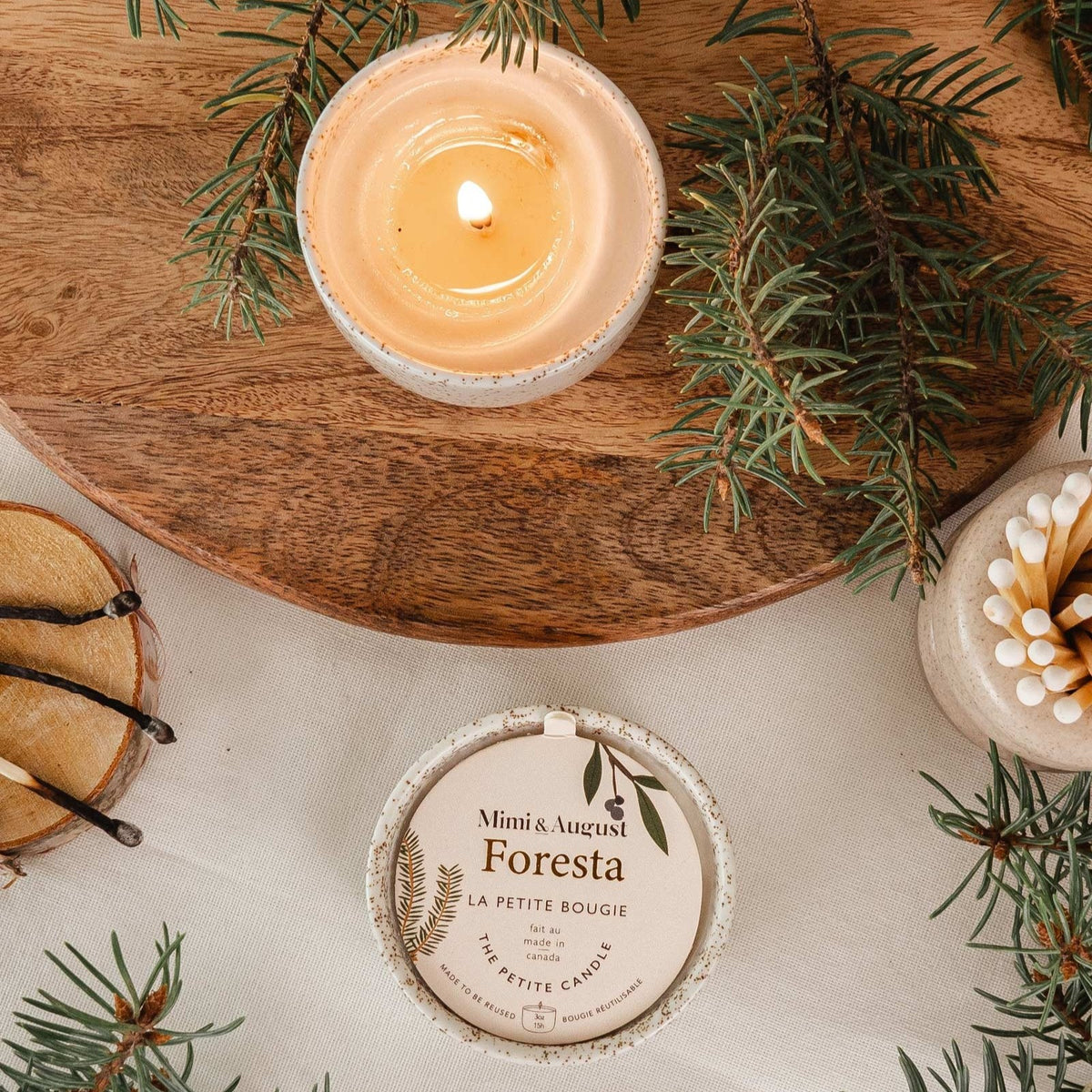 Reusable Candle - Foresta 3oz