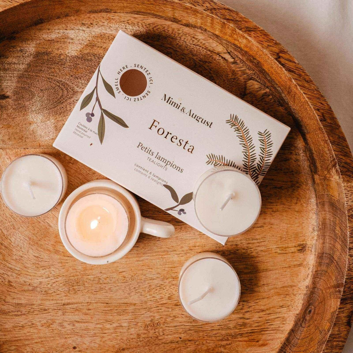 Ensemble de bougies chauffe-plat Foresta