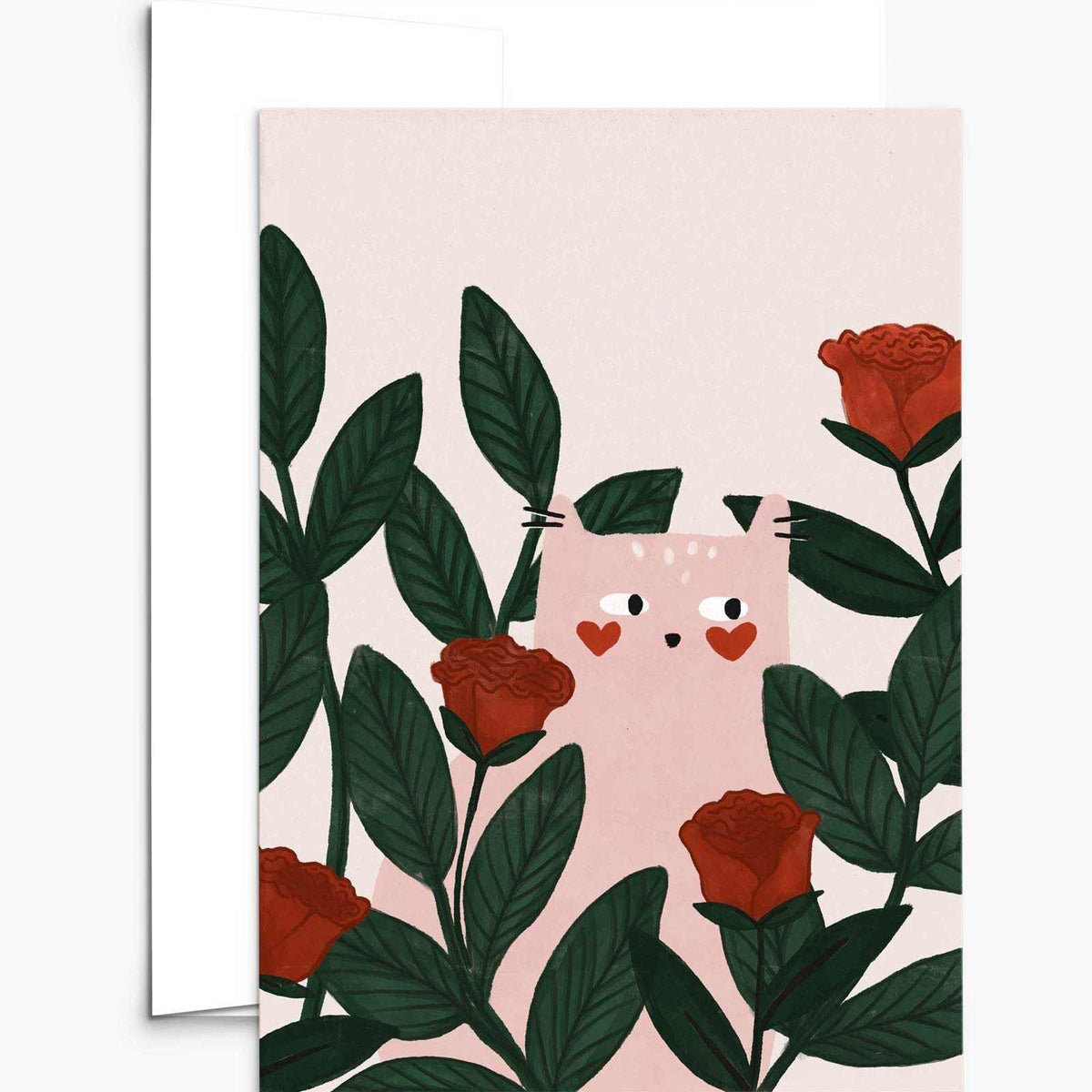 Carte de vœux Lovey Dovey 5x7 pouces