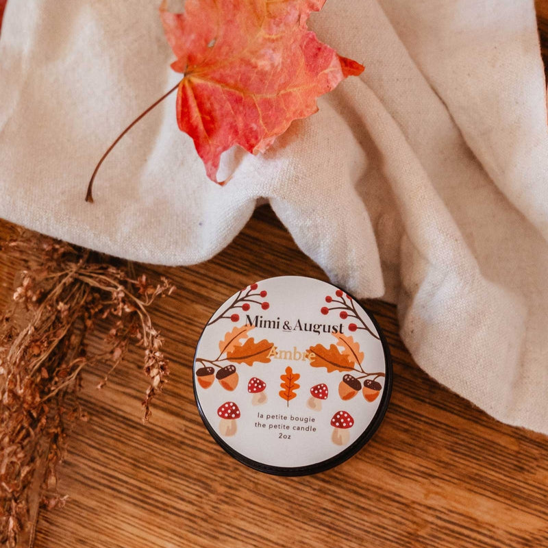 Bougie réutilisable - Ambre 2 oz