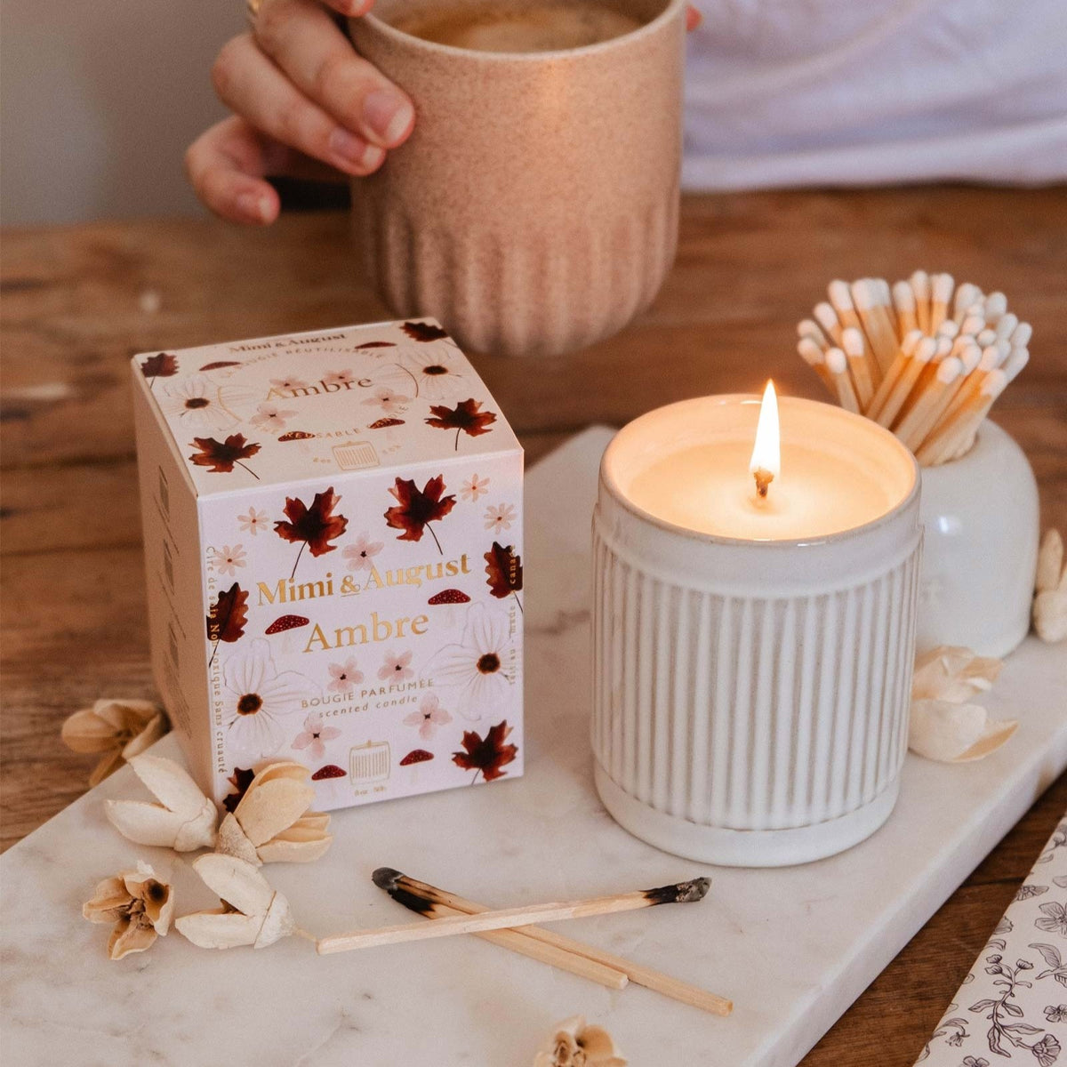 Reusable Candle - Amber 8oz