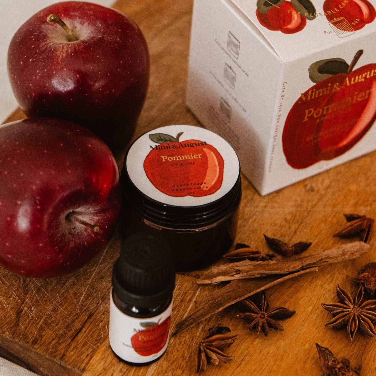 Bougie en soya - Pommier 2oz