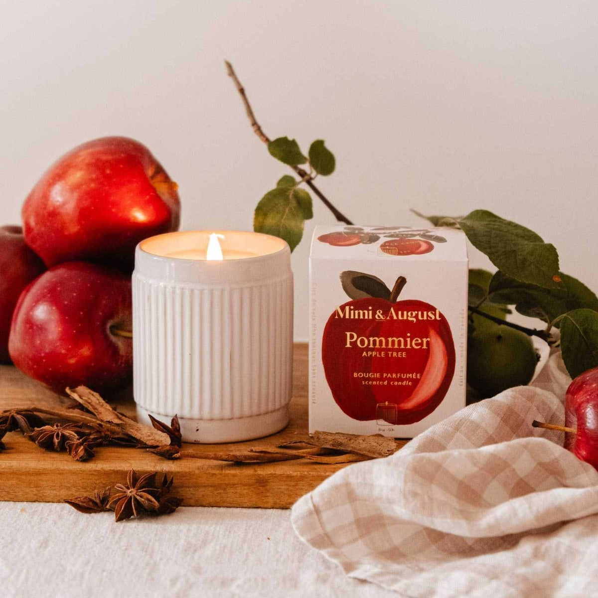 Bougie réutilisable - Pommier 8 oz