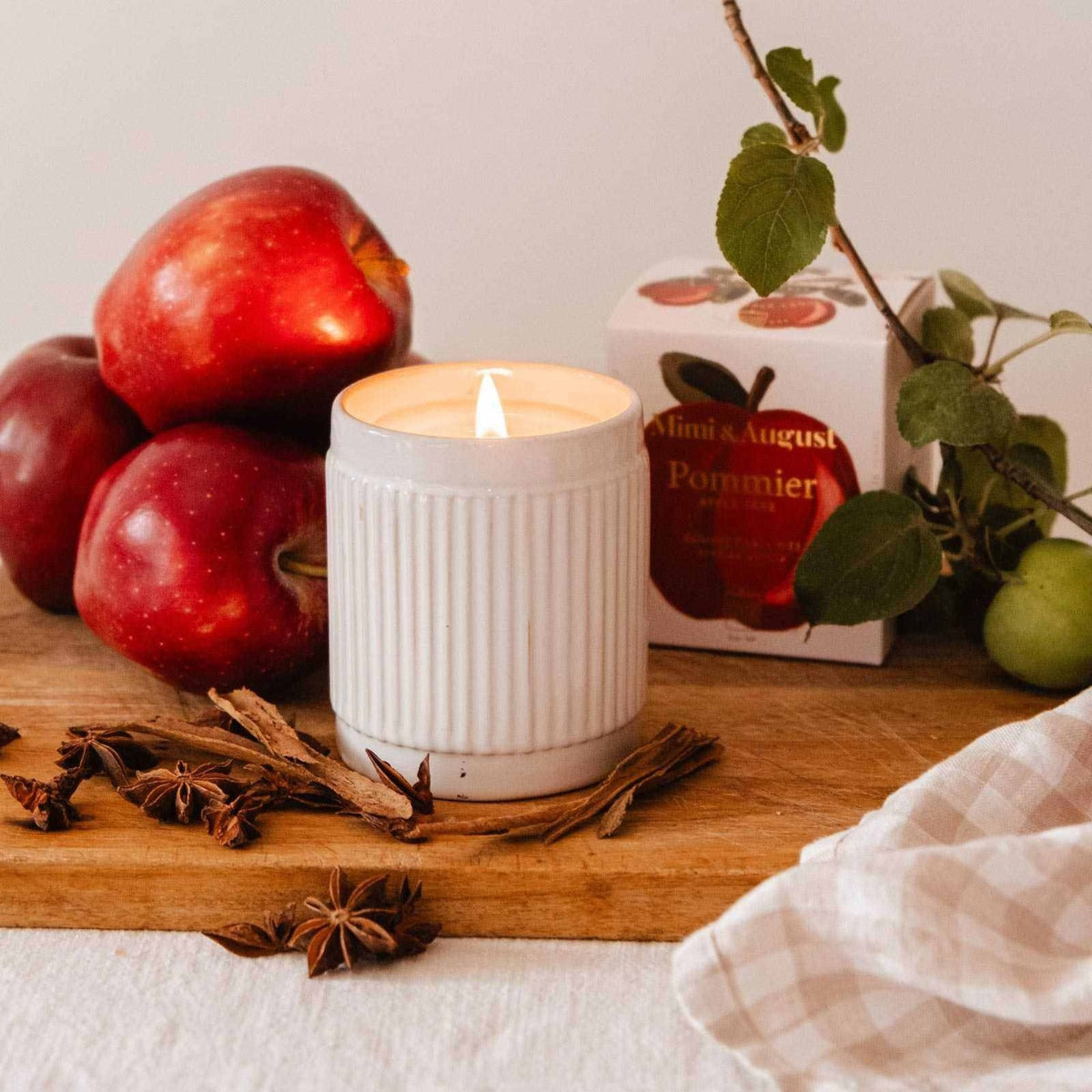 Bougie réutilisable - Pommier 8 oz