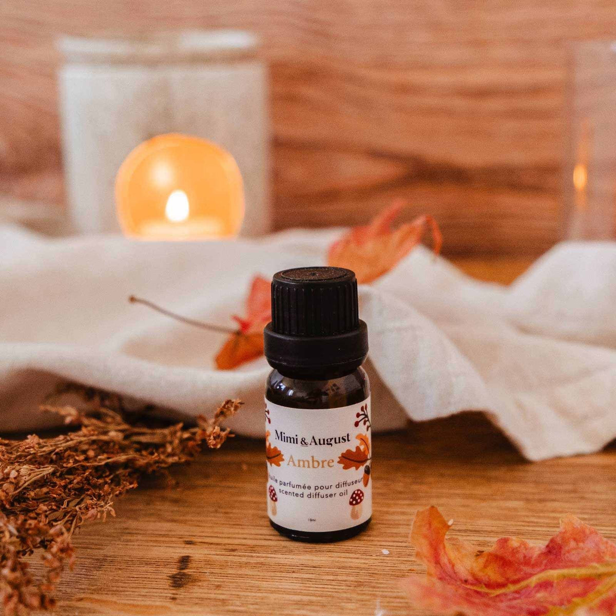 Huile pour diffuseur parfumé - Ambre 10ml