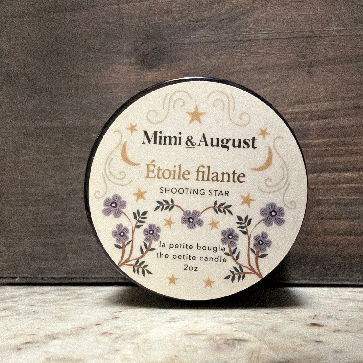 Bougie de Noël Étoile Filante 2oz