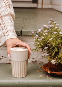 Tasse à Emporter Cannelée