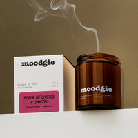 Bougie en cire de soja Cactus Blossom + Bois de santal