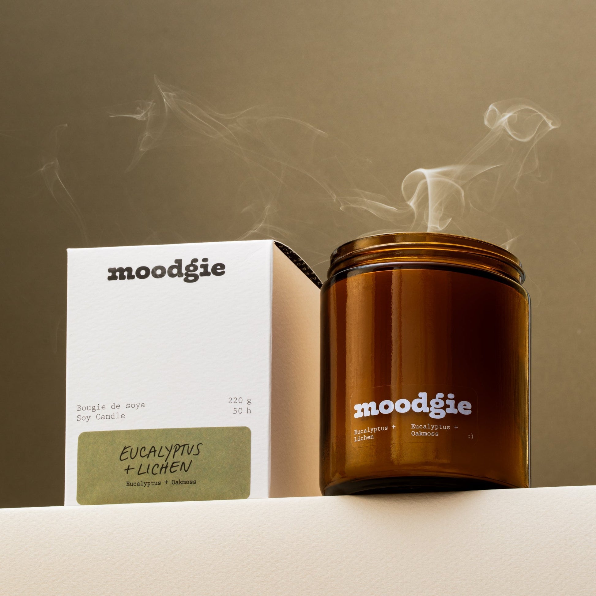 Bougie de Soja Eucalyptus + Mousse de Chêne - 220g