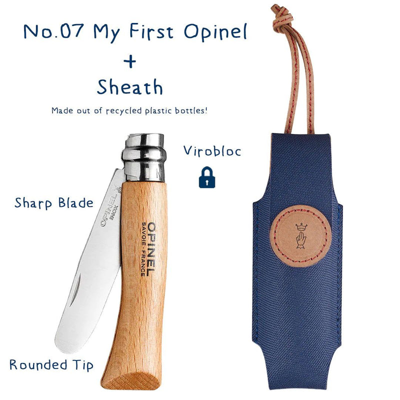 My First Opinel Pocket Knife with Sheath