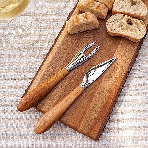 Ensemble à fromage Curvo - Couteau et fourchette à fromage